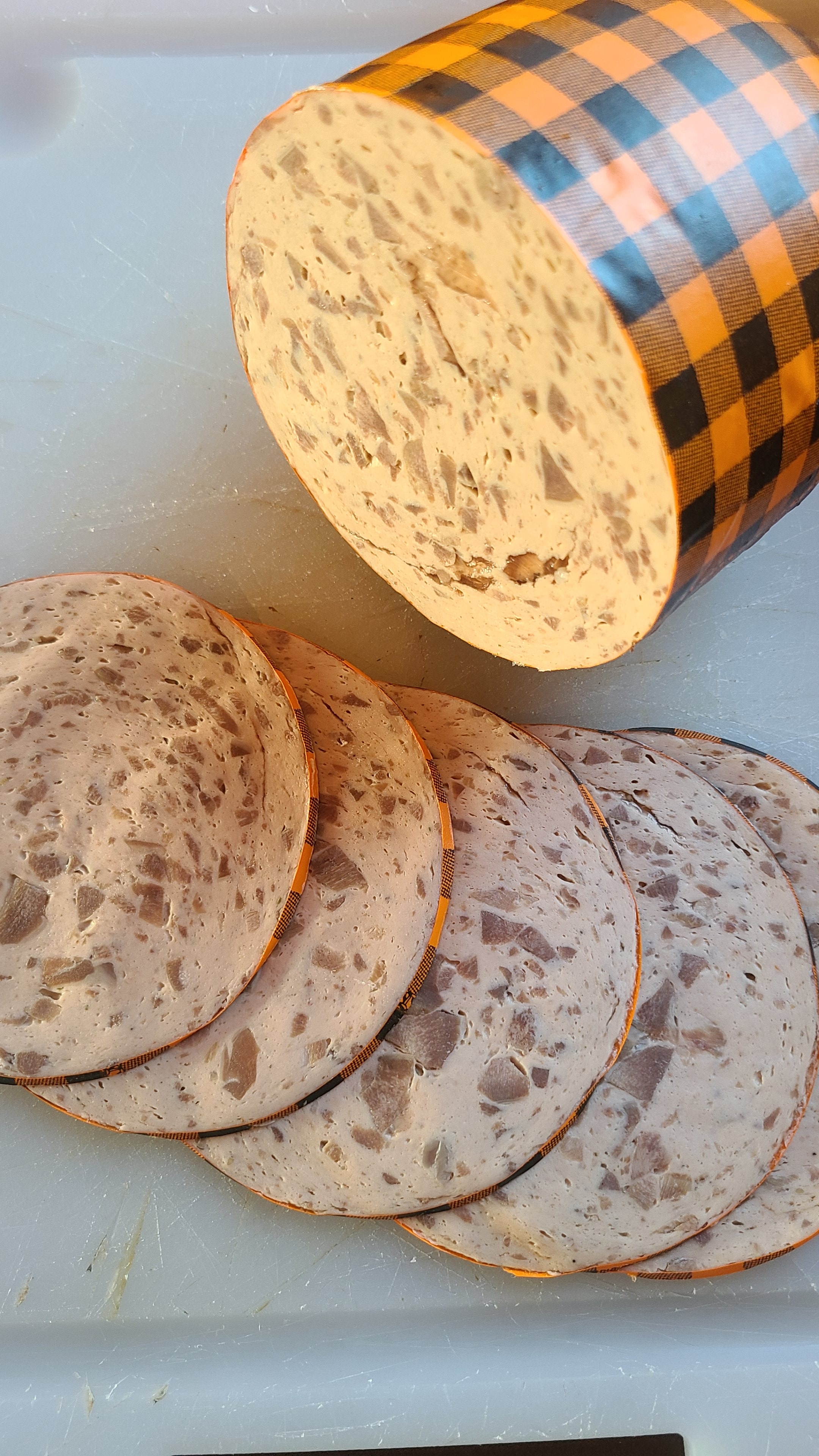 Saucisse de langue de Porc Cul Noir Alsacien : produit brut