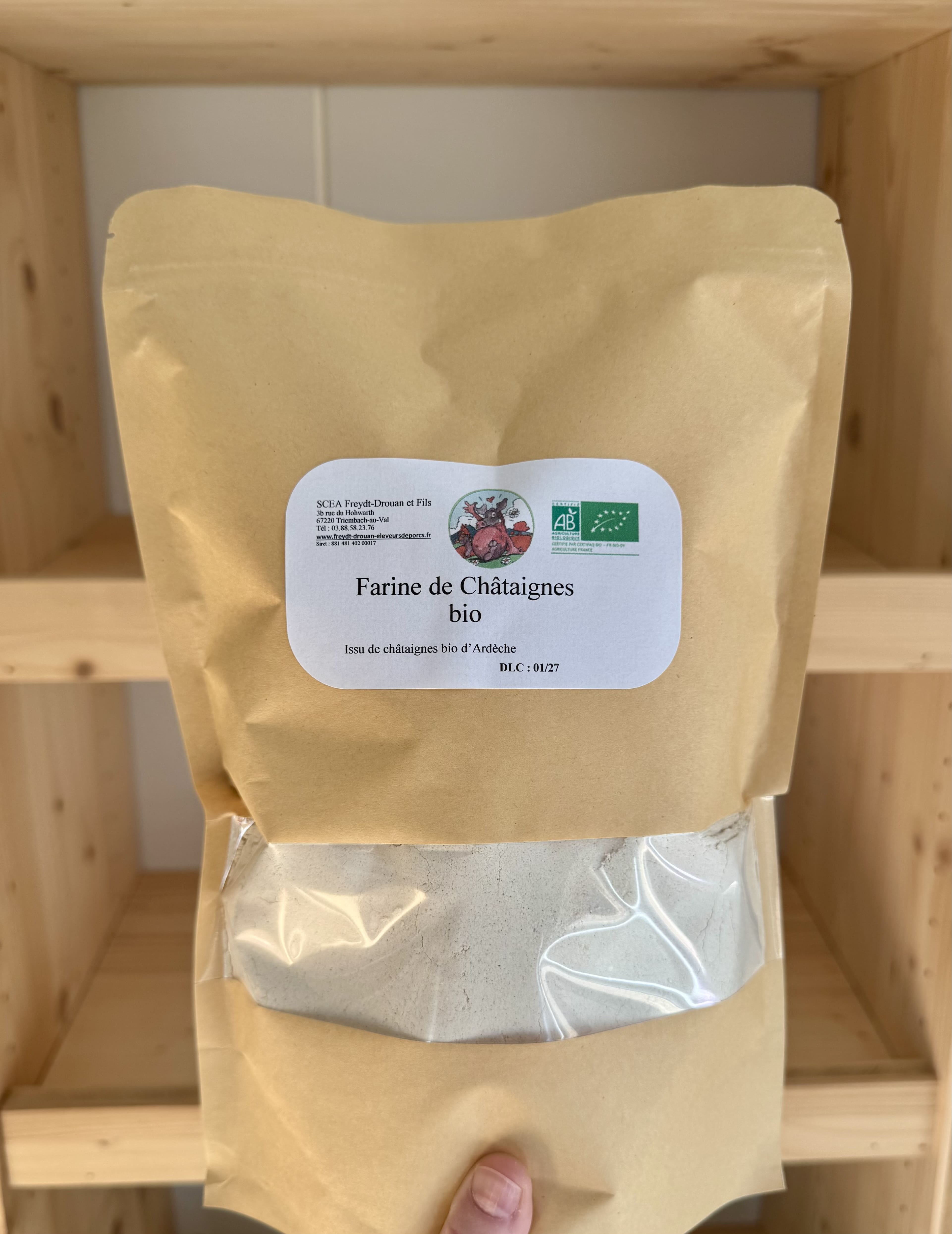 Farine de Châtaigne : produit brut